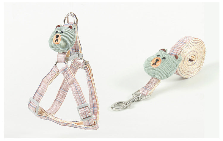選べる福袋2025-ペット ハーネス リード ２点セット ドッグウェア 胴輪 犬用 犬服 お洒落 シンプル ペット用品