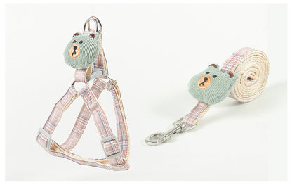 選べる福袋2025-ペット ハーネス リード ２点セット ドッグウェア 胴輪 犬用 犬服 お洒落 シンプル ペット用品