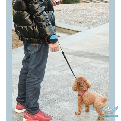 犬用 おしゃれなリード リストバンド型伸縮式リード 伸縮式 お散歩リード手首か手の平につけるので 採用 両手がふさがれない リード長さ大3メートル