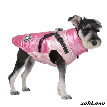 犬服 犬 ハーネス 冬 小型犬 中型犬 犬の服 防寒着 ジャケット 暖かい ハーネス一体型ジャンパー 冬 コート ベスト オシャレ ジャケット 重ね着 厚手 防寒対策