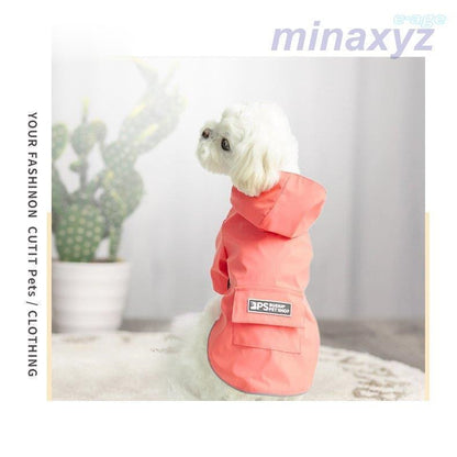 犬 レインコート 犬用 ペット用品 ドッグ 雨具 カッパ ポンチョ つな 犬の服 かわいい オシャレ ドッグウェア 散歩 旅行 お出かけ 小型犬