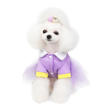 猫 犬 洋服 犬服 ペット服 大中小型犬 ペット用品 犬/猫用 犬の服 ペットウエア 小型犬 中型犬 通気 可愛い ドッグウェア トレーナー 犬 服 ワンピース サロペット ビションフリーゼ 犬猫服