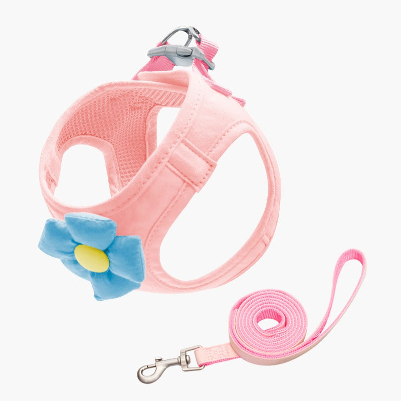 小型犬 犬 リード 75 猫用 中型犬 ペットハーネス ペット用品 シンプル 胴輪 お出かけ 犬用 2点セット ハーネス ネコ用ハーネス お散歩 簡単装着 犬用ハーネス 軽量 おしゃれ ハーネスリード