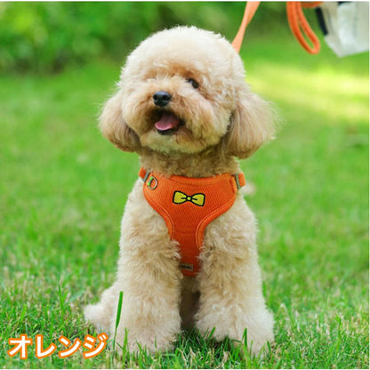安全 簡単着脱 XL 出かけ用 ネコポス かわいい 中型犬 散歩 リードセット ハーネス 衝撃吸収 L 抜けない S 胴輪 M 犬 小型犬 引っ張り防止 調節可能