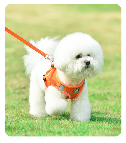 犬用 ハーネス リードセット 中型犬小型犬 脱げない 着せやすい おしゃれな犬ファッション ペット用品かわいい犬ベルト 17カラー選べる