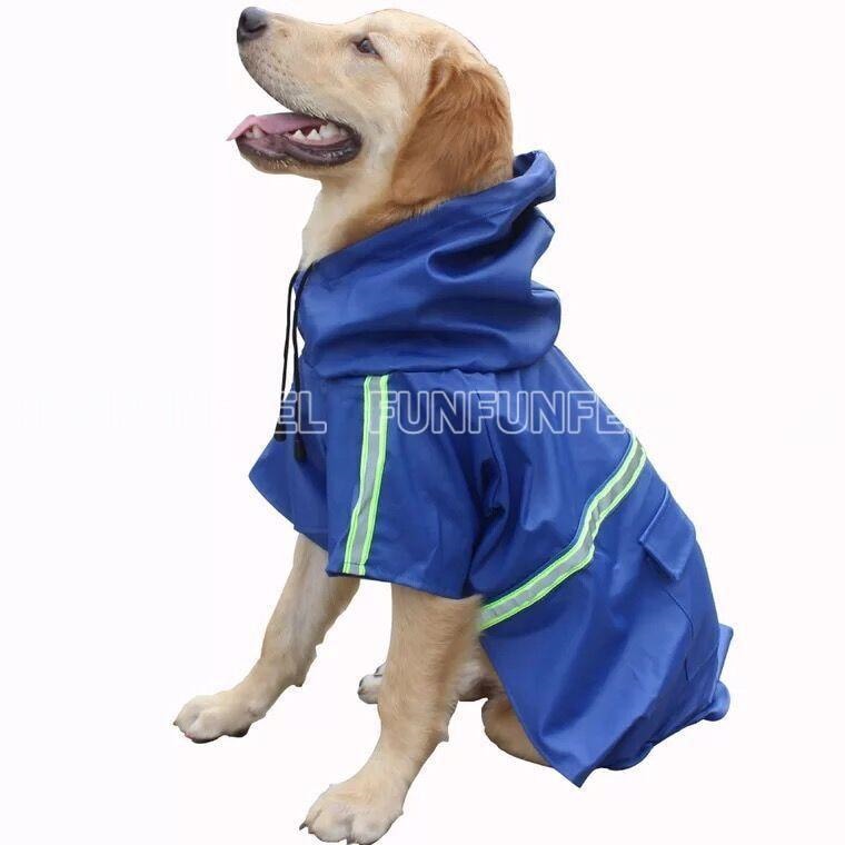 犬 レインコート ポンチョ 中型犬 小型犬 大型犬 かわいい ペット 雨具 防水 軽量 反射板付き ドッグレインコート