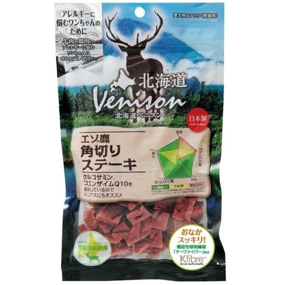 <a href="https://www.qoo10.jp/gmkt.inc/Search/brand.aspx?brandno=104808" target="_blank" class="title_brand" id="btn_brand" title="アスク">アスク</a>ベニスンエゾ鹿角切りステーキ130G