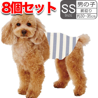 犬用オムツ frais フレス たっぷり吸収するエチケットパンツ 男の子用おむつ SS 18枚 ケース販売 超小型犬小型犬 短毛犬長毛犬 シーツ エチケットウェア W74574