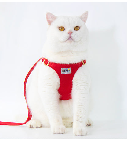 胴輪 シンプル 猫用 おしゃれ ペットハーネス 84 2点セット リーシュ 犬用ハーネス 軽量 お散歩 ネコ用ハーネス ハーネス 簡単装着 小型犬 お出かけ ペット用品 犬用 リード 中型犬 犬 ハー