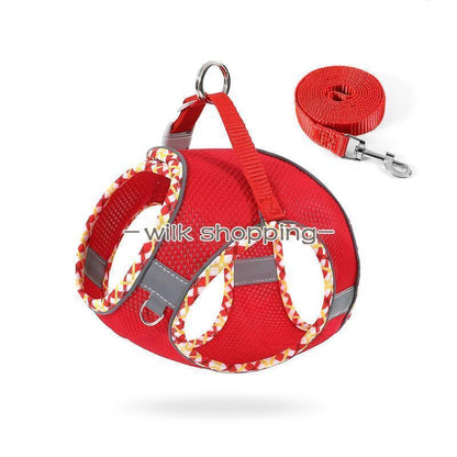 限定SALE!犬 犬ハーネス ハーネス リード付き 犬用 猫用 ペット おしゃれ 脱げない かわいい 小型 中型 大型 メッシュ 胴輪 散歩