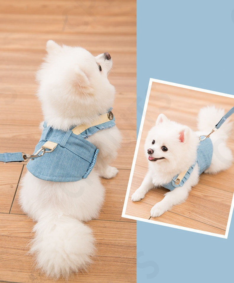<a href="https://www.qoo10.jp/gmkt.inc/Search/brand.aspx?brandno=107992" target="_blank" class="title_brand" id="btn_brand" title="CPDDITS">CPDDITS</a>犬 猫 ハーネス リードセット ベスト ペット 胴輪 ふっくら生地 服 キャット ドッグ メッシュ