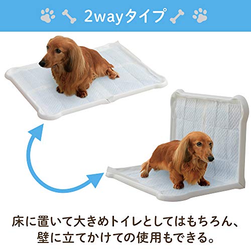 アイリスオーヤマ 犬 トイレ シーツぴたっとトレー ダブルワイド ブラウン P-SPTD