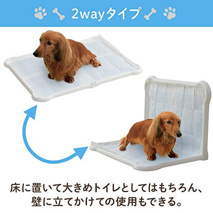 アイリスオーヤマ 犬 トイレ シーツぴたっとトレー ダブルワイド ブラウン P-SPTD