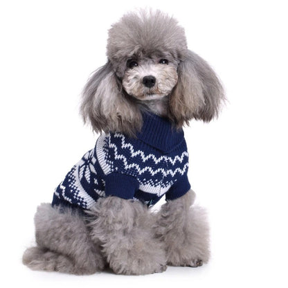 新作 ペットウェア 犬服クリスマス衣雪花セーターハロウィンペット服セーターヘラジカ衣犬セーター
