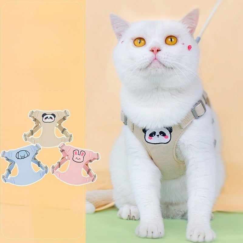 シンプル 犬用 ハーネス ペットハーネス お散歩 簡単装着 おしゃれ ネコ用ハーネス 67 ペット用品 ハーネスリードセット 胴輪 猫用 犬 2点セット お出かけ 小型犬 中型犬 犬用ハーネス リード