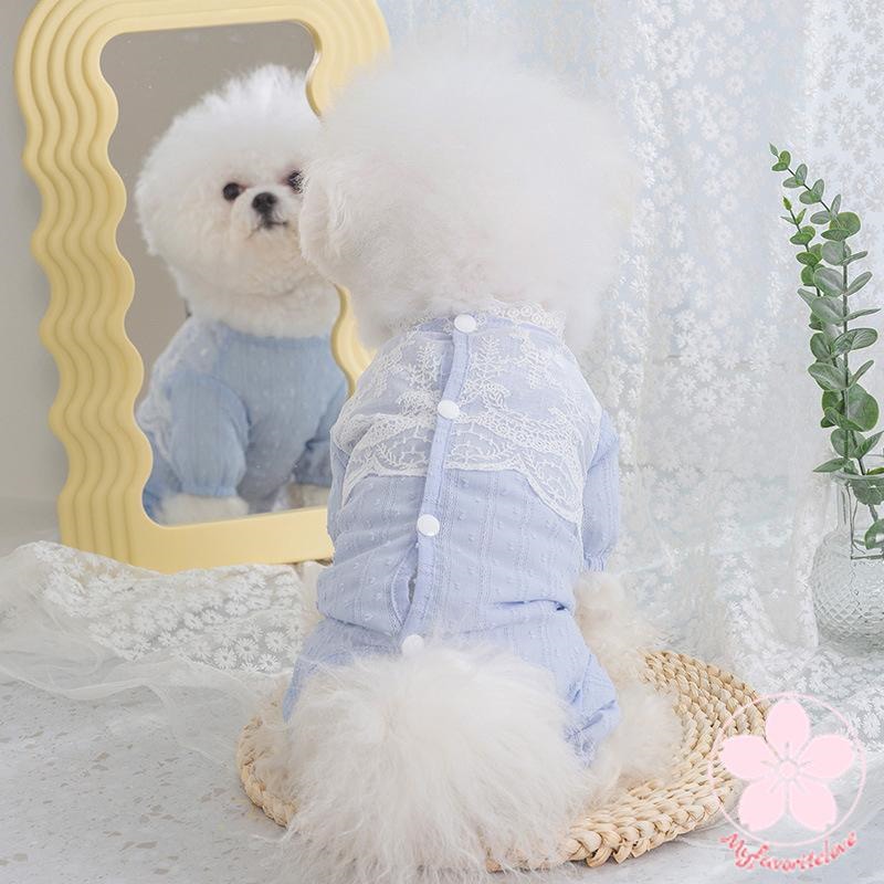 新入庫 ペット 服 安い 犬 春 夏 レース パジャマ かわいい 可愛い ハイブランド 猫 ドッグ ウェア