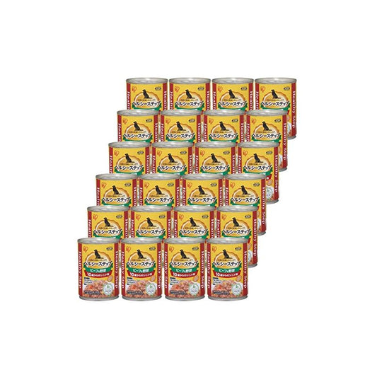 【即納】アイリスオーヤマ ヘルシーステップ 10歳以上用ビーフ&野菜 犬用 375g24個セット
