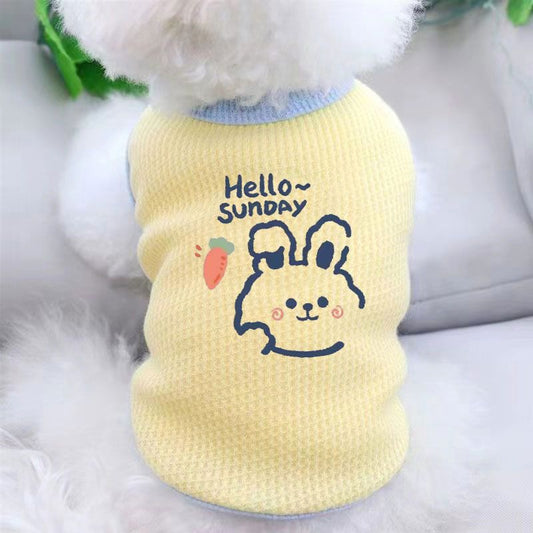 子犬の犬の服夏薄い猫テディビビ Kirky ポメラニアン小型犬子犬春ペット ベスト