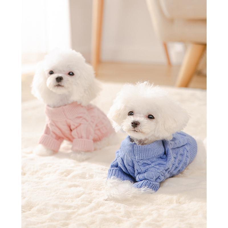 犬服 セーター 春 犬の服 パーカー ニット 編み 犬のニット かわいい ドッグウェア ドッグクローズ トイプードル チワワ ポメラニアン 小型犬 対応