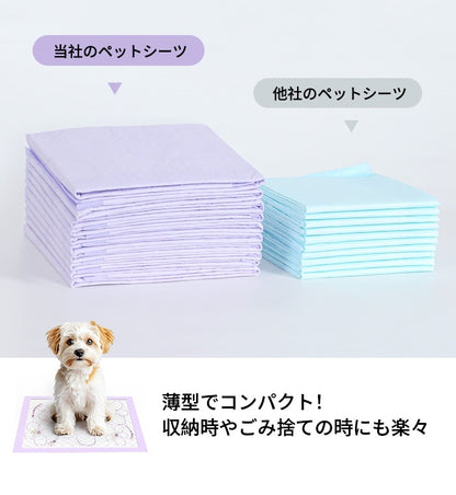 <a href="https://www.qoo10.jp/gmkt.inc/Search/brand.aspx?brandno=109151" target="_blank" class="title_brand" id="btn_brand" title="Honeycare">Honeycare</a>ペットシーツ 薄型 うす型 横漏れ防止 ペットシート犬猫 サイズ選択可 レギュラー400枚 ワイド200枚 スーパーワイド100枚