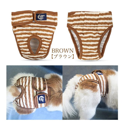 マナーパンツ 服 ドッグウェア 犬 マナーバンド マーキング防止 介護 ゼブラ トイレ オムツカバー ボーダー サニタリーパンツ 犬の服 しつけ