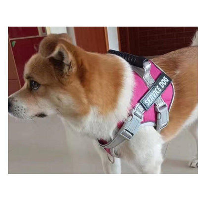 犬用ハーネスハンドル付パワーハーネス胴輪反射テープ超小型犬-大型犬飛び出し防止簡単装着ハンドルハーネスソフト衝撃吸収大型犬中