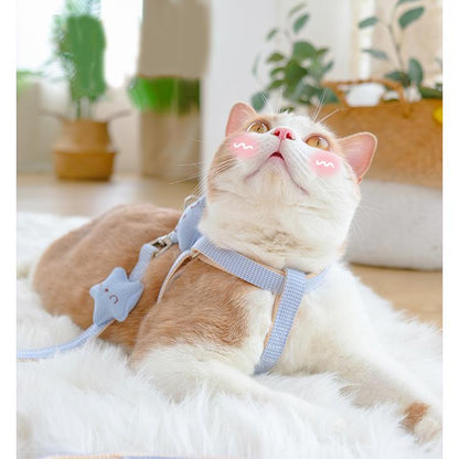 ペット用品 ハーネスリードセット お散歩 ハーネス リード マスコットつき 新作セール 犬 猫 ワンちゃん 猫ちゃん