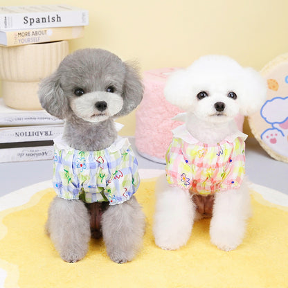 猫 犬 洋服 犬服 ペット服 大中小型犬 ペット用品 犬/猫用 犬の服 ペットウエア 小型犬 中型犬 通気 可愛い ドッグウェア トレーナー 犬 服 ワンピース サロペット ビションフリーゼ 犬猫服
