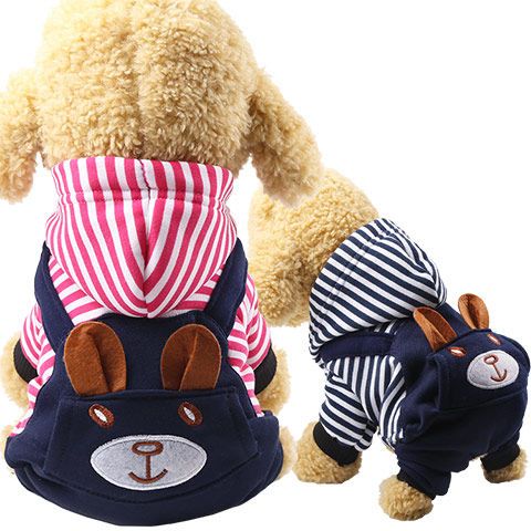 保温 ペット服 厚手 ペット 猫犬服 小中型犬 サロペット ドッグウエア ペット用品 犬用品 犬服