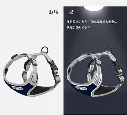柴犬 ステップハーネス ネコポス ロック 抜けない ハンドル付き 犬 送料無料 中型犬 小型犬 犬用 ハーネス ウェアハーネス 抜けにくい 介護用 首輪 負担の少ない