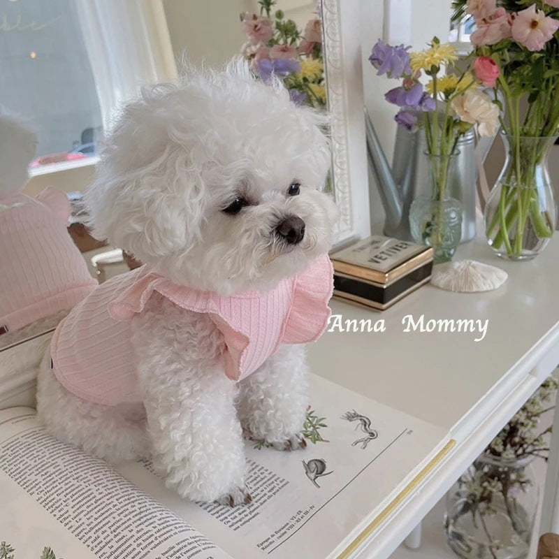 [犬 服]犬 洋服 ins人気商品 ペット 猫 犬 服 小さい 子犬 春 秋 かわいい スカート