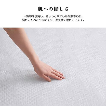 アイリスオーヤマ(IRIS OHYAMA) 使い捨て防水シーツ 大判タイプ ミドルサイズ 120cm×90cm 32枚入