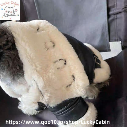 秋冬の犬服 テディボーミペットのコキシナレビーベア秋 暖かい可愛らしい 暖かい野球服 冬アウター中小型犬猫の綿の服です