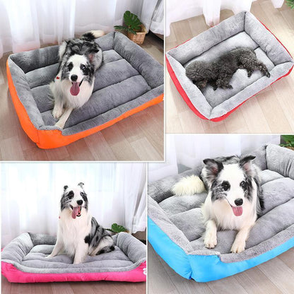 犬ベッド ペットベッド クッション 犬ベッド 保温防寒 犬猫兼用 可愛い ふわふわ 柔らかい 選べる8色 60*45ＣＭ 小型犬 中型犬