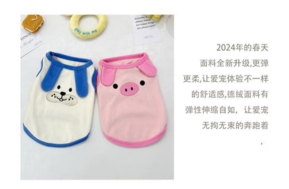 春夏新作 犬服 ペット服 犬 洋服 ペット 犬用品 小中型犬 25年新しいペットの犬の春と秋のベスト小型犬の子犬の服