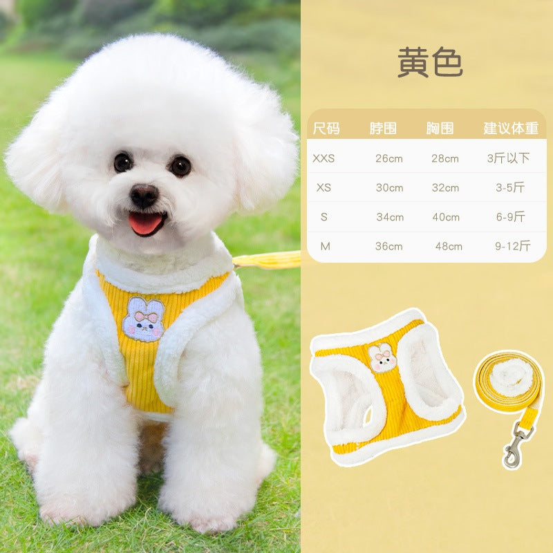 お出かけ シンプル 犬用ハーネス お散歩 犬 おしゃれ 犬用 胴輪 ハーネス 85 ネコ用ハーネス 2点セット 小型犬 軽量 ペットハーネス ペット用品 リーシュ 猫用 簡単装着 中型犬 リード ハー