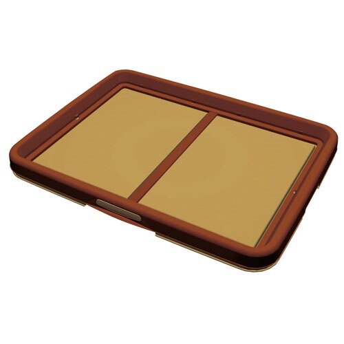 <a href="https://www.qoo10.jp/gmkt.inc/Search/brand.aspx?brandno=66334" target="_blank" class="title_brand" id="btn_brand" title="ペティオ">ペティオ</a>片手でらくらく ドッグトレー ブラウン 茶 ワイド 犬用トイレ トイレトレー 樹脂 犬 片手で開閉で