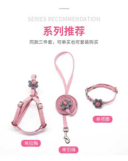 2点セット 猫用 おしゃれ ペット用品 胴輪 犬用 ネコ用ハーネス ハーネスリードセット ペットハーネス 簡単装着 お散歩 リード 中型犬 シンプル 犬 小型犬 リーシュ お出かけ 軽量 ハーネス 犬