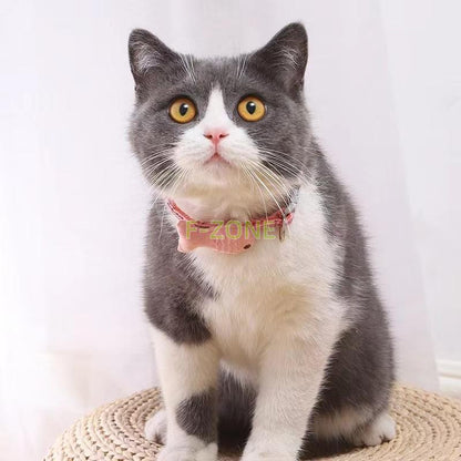 おしゃれ ワンタッチバックル 犬用 小魚 カラー 鈴付き お散歩 小型犬 猫用 首輪 ペット用品 チェック柄 お出かけ かわいい