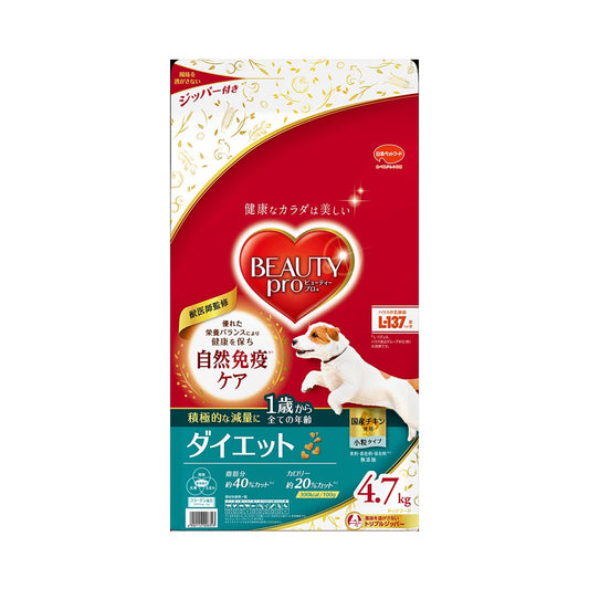 <a href="https://www.qoo10.jp/gmkt.inc/Search/brand.aspx?brandno=77808" target="_blank" class="title_brand" id="btn_brand" title="ビューティープロ">ビューティープロ</a>ドッグフード　ドッグ　ダイエット　１歳から　４．７ｋｇ（ジッパー付き）　ＣＲＣ45―05―35―50―00