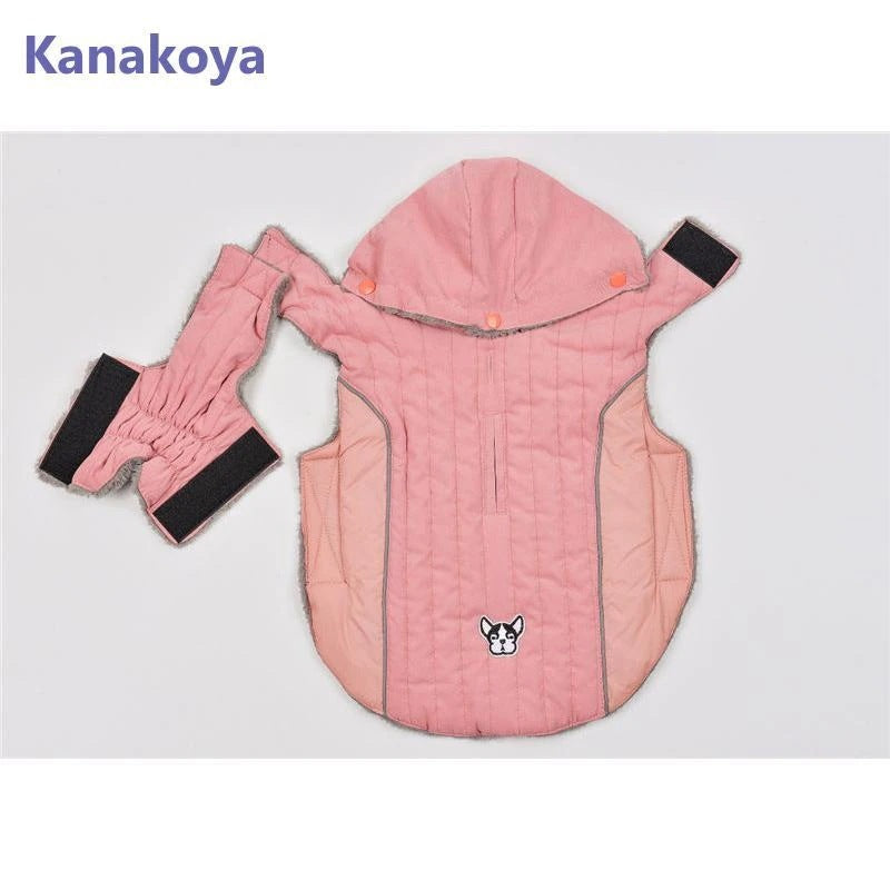 犬 服 ペットウェア 秋 冬 中綿入り フード付 裏ボア 裏起毛 保温 防寒対策 あったか ドッグウェア 小型犬 中型犬 愛犬 猫 旅行 お出掛け