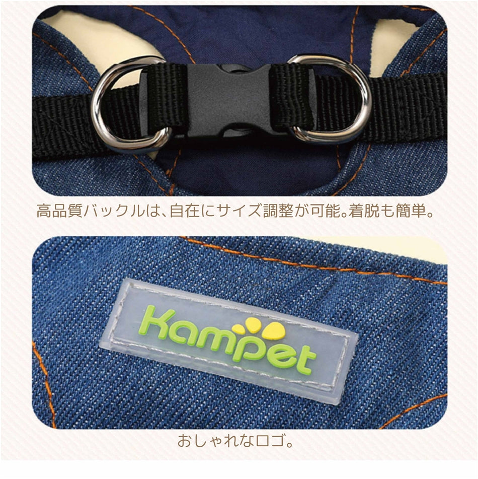 リード 可愛い アウトレット ハーネス お散歩 簡単 犬 デニム 痛くない 猫 胴輪 軽量 おしゃれ 通気性 ソフト 脱着