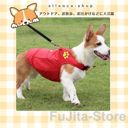 ペット服 犬服 ドッグウェア ダウンジャケット 防寒 秋冬 ワンちゃんの服 大型犬 中綿ジャケット 裏起毛 リバーシブル 冬 暖かい服 コスチューム 小型犬 中型犬