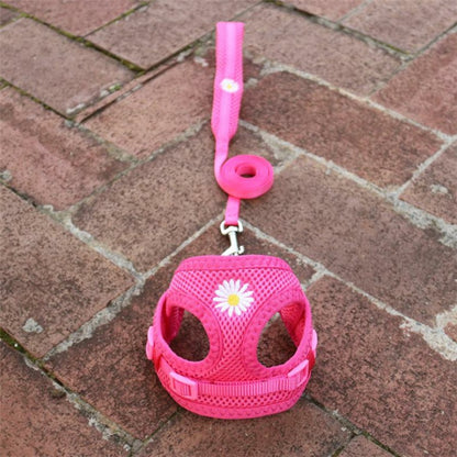 お出かけ おしゃれ 小型犬 2点セット 軽量 ハーネス シンプル お散歩 中型犬 ペット用品 犬用ハーネス リード 犬 ネコ用ハーネス リーシュ 胴輪 145 ペットハーネス 犬用 簡単装着 ハーネス