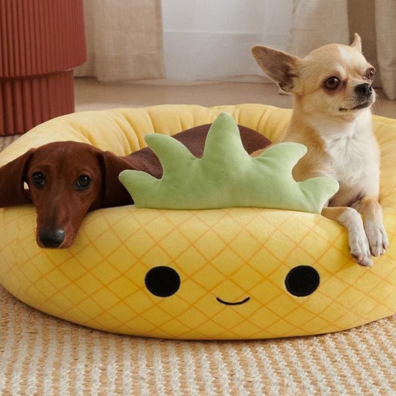 ペットベッド 犬 猫 ペットソファ ペットハウス スイカ状 おしゃれ ふわふわ お昼寝 いぬ ねこ 冬用 秋用