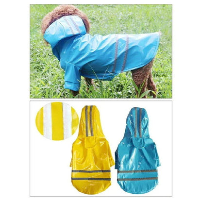 メガ割ワンちゃん向け 梅雨対策 犬用レインコート レインウェア ドッグウェア 軽量 防水 散歩 雨具2992