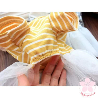 新品 大人気 ペット 服 安い 犬 春 夏 秋 ボーダー ワンピース フリル かわいい 可愛い ハイブランド 猫 ドッグウェア