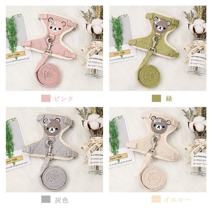 ペット 韓国 軽量 犬用猫用 ドッグリード 小中型犬 ペット服+ペットバッグ