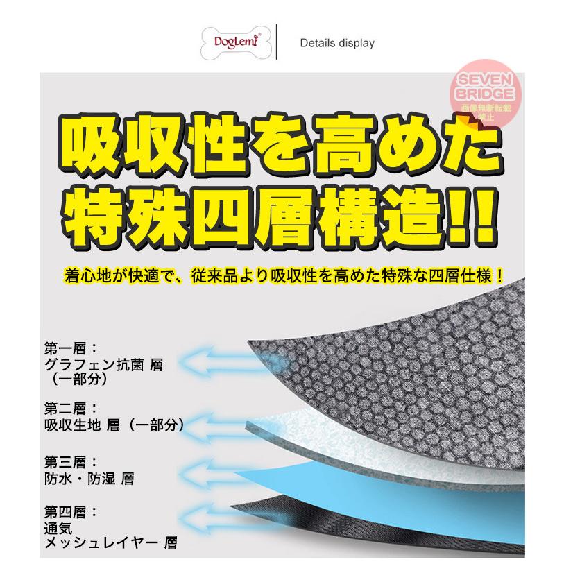 吸収力アップ しつけ 介護 抗菌 サニタリーパンツ マーキング防止 犬 マナーパンツ オムツカバー 消臭 マナーバンド トイレ ドッグウェア