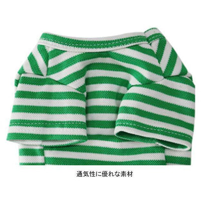 ペット服 Tシャツ 犬用 半袖 クマ ストライプ柄 配色 軽量 通気性 柔らかい 可愛い 新品 大人気 着せやすい 抜け毛対策 汚れ防止 冷え対策 春夏